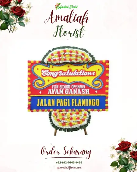 Sewa Papan Bunga Kupang Teba