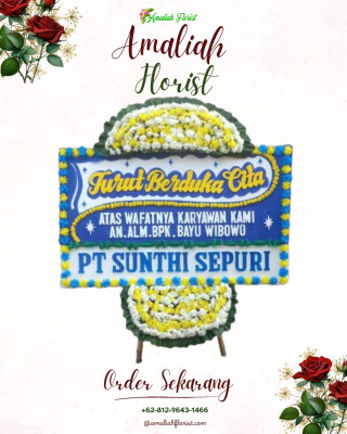 Papan Bunga Duka di Kupang Teba