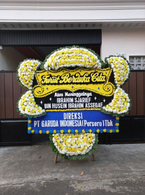Papan Bunga Duka di Kupang Teba